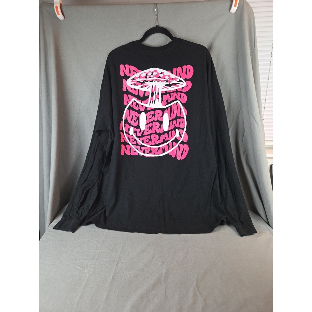 NEFF Black/Pink Nevermind Nirvana Long Sleeve T-shirt